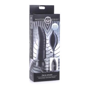 XR Brands Dick-Spand Aufblasbarer Dildo Schwarz 19,5 cm ⌀...