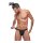Male Power Impressions Micro G-String V S/M Black