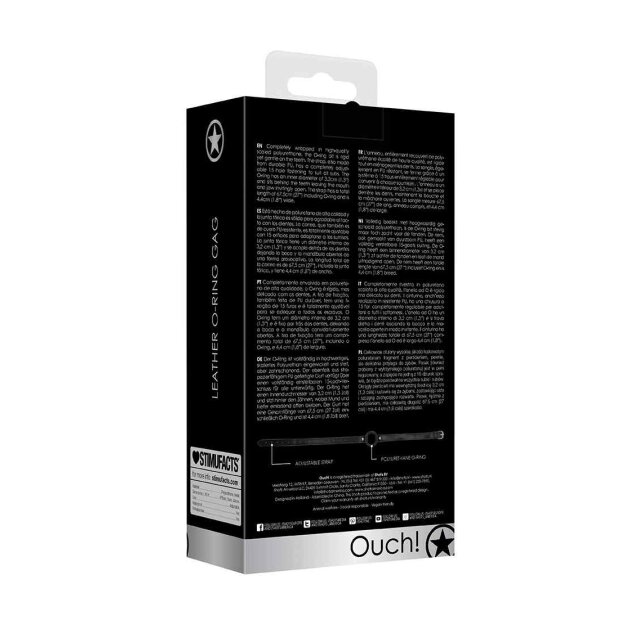 Wrapped O-Ring Gag Black