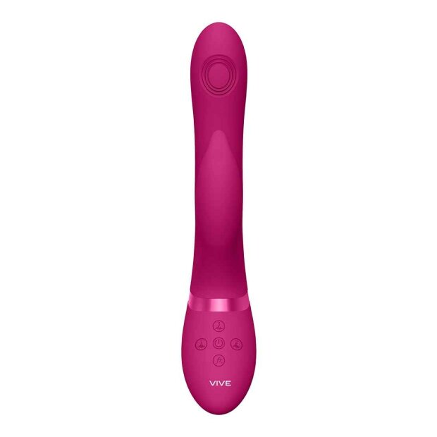 VIVE Aimi Pulse Wave Vibrating G-Spot Rabbit Vibrator Pink 22,3 cm