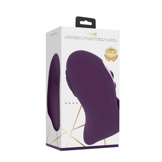 Hana Pulse Wave Finger Vibrator Purple