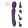 Nami Pulse Wave & Vibrating Wand Purple