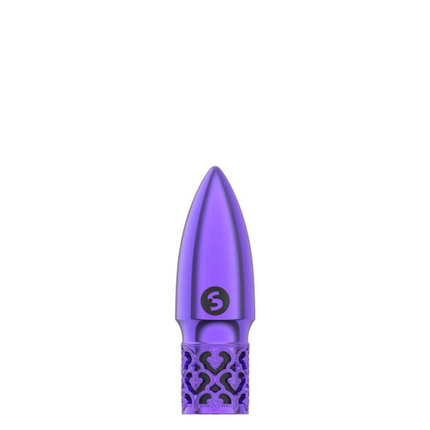Glitter Rechargeable ABS Bullet Purple