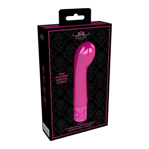 Bijou Rechargeable Silicone Bullet Pink