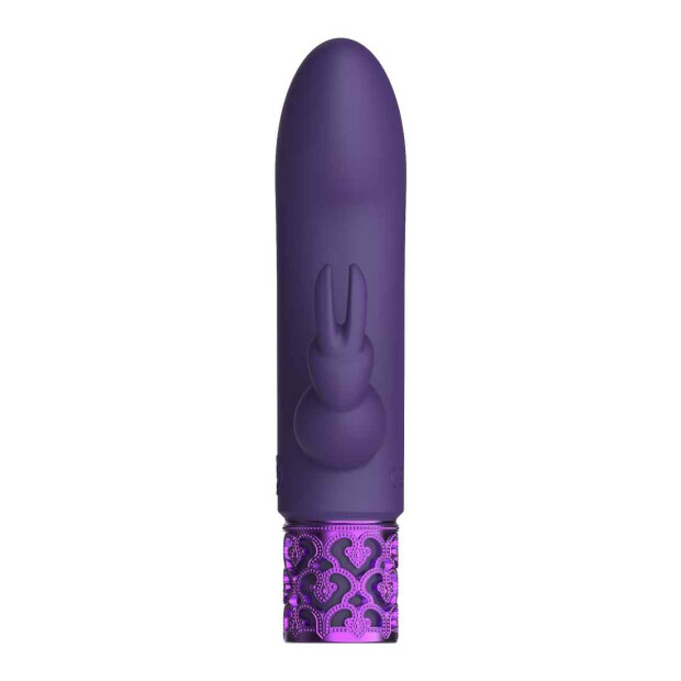 Dazzling Rechargeable Silicone Bullet Purple