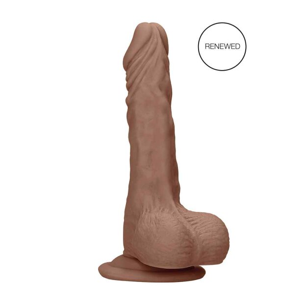 Dong with testicles 7" Tan