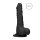 RealRock Dong with testicles Dildo Schwarz 20,5 cm