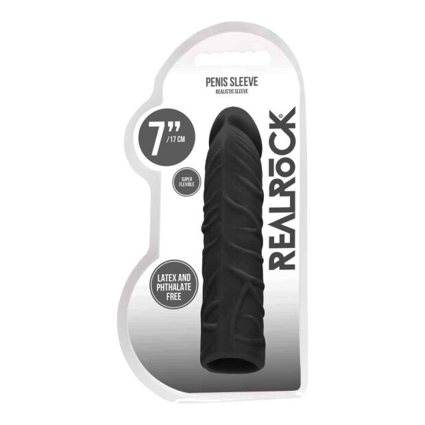 Penis Sleeve 7" Black