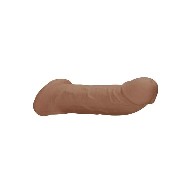 RealRock Penis Sleeve Tan Penishülle Braun 22,5 cm