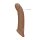 RealRock Penis Sleeve Tan Penishülle Braun 22,5 cm