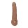 RealRock Penis Sleeve Tan Penishülle Braun 22,5 cm