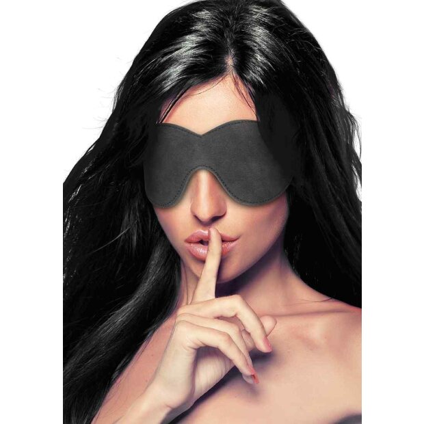 Diamond Studded Eye-Mask  - Black