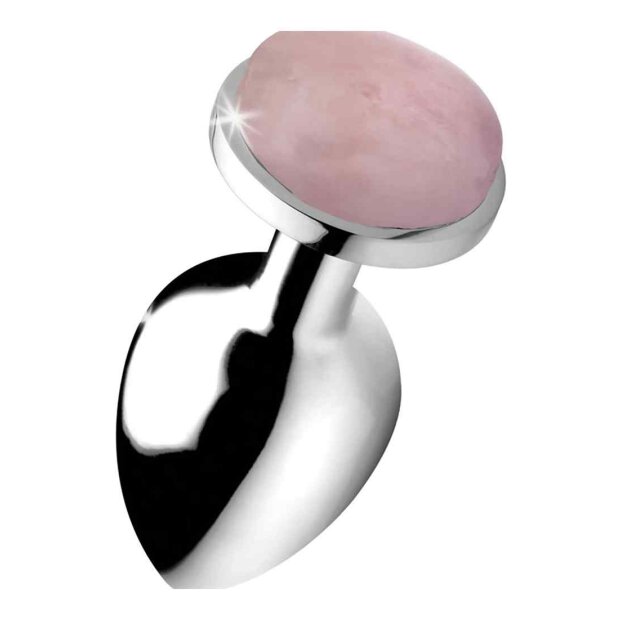 Gemstones Rose Quartz Gem Large Anal Plug