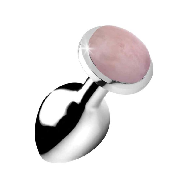 Gemstones Rose Quartz Gem Medium Anal Plug