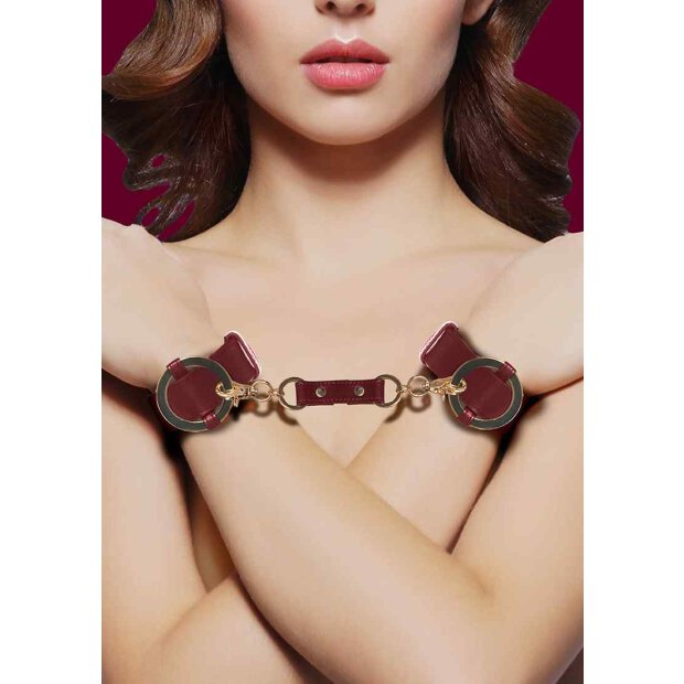 Ouch Halo - Wrist &amp; Ankle Cuffs - Burgundy