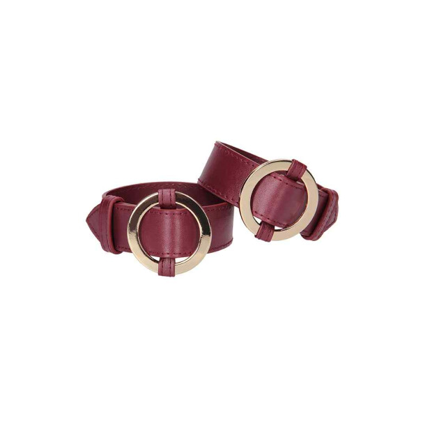 Ouch Halo - Wrist & Ankle Cuffs - Burgundy