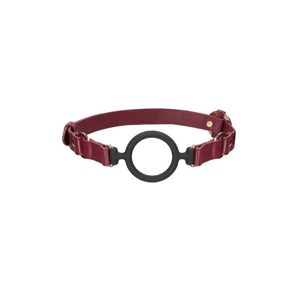 Ouch Halo - Silicone Ring Gag - Burgundy