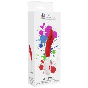 Athos - Ultra Soft Silicone - 10 Speeds - Red