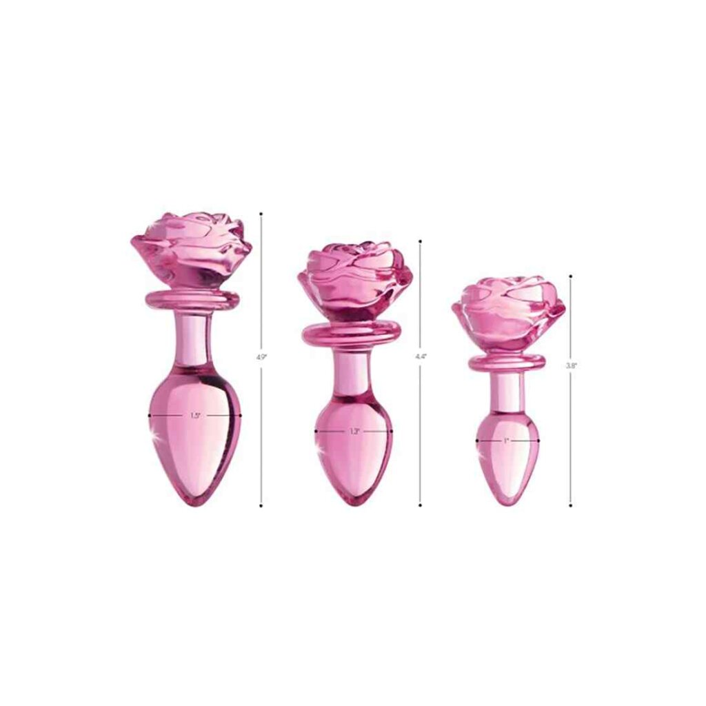 anal plug in Booty Sparks Small Rose Vibrating Butt Plug main image 0