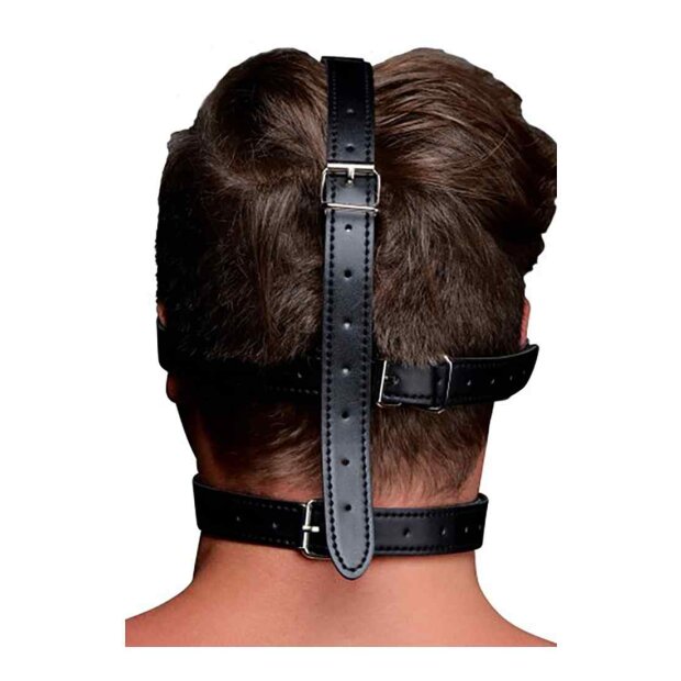 Strict Blindfold Harness with Ball Gag