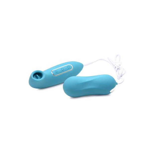 Inmi Entwined 3X Thumping Egg & Licking Clit Stimulator