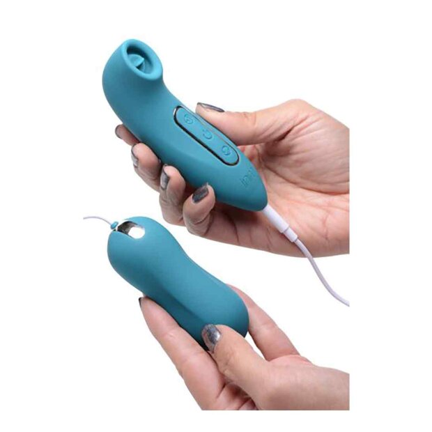 Entwined 3X Thumping Egg & Licking Clit Stimulator
