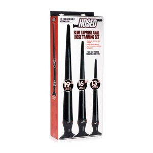 Slim Tapered Anal Hose Training Set