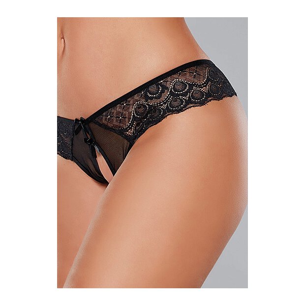 Adore Foreplay Panty  -  Black - OS