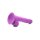 POP 6.5" Dildo with Balls - Purple