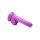 POP Dildo with Balls - Purple 16.5cm