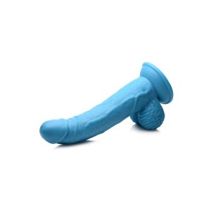 POP 7.5" Dildo with Balls - Blue