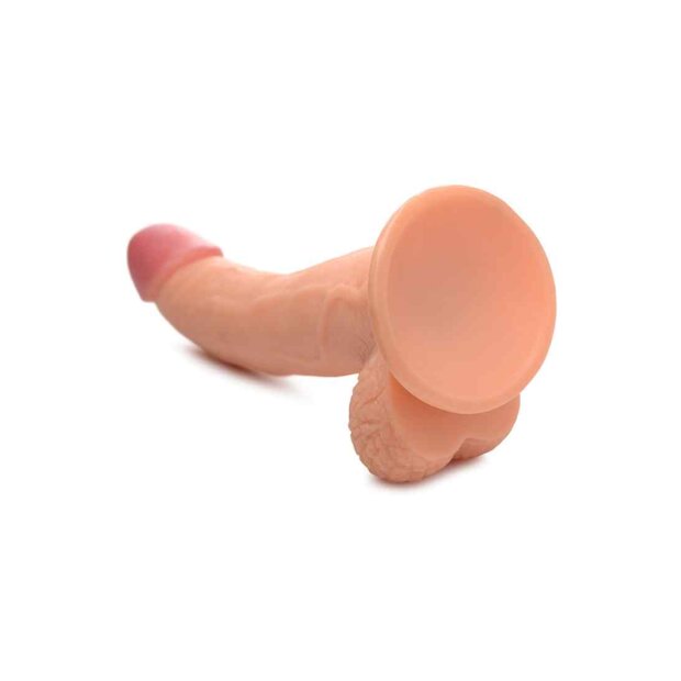 POP 7.5" Dildo with Balls - Light