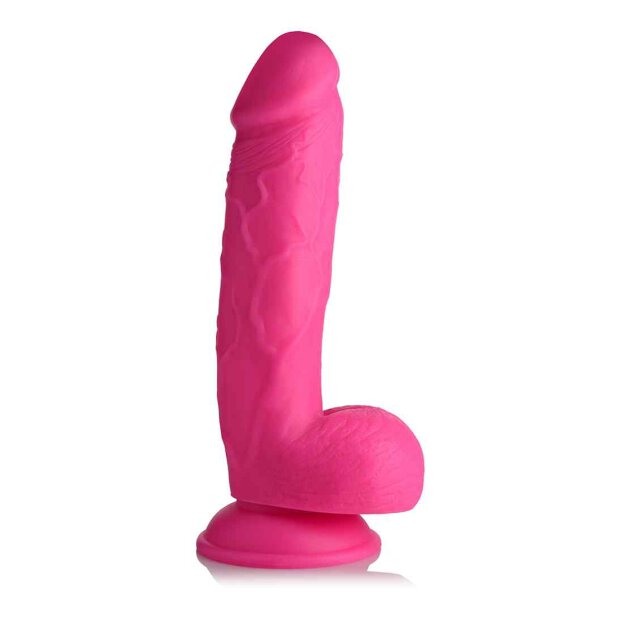 POP Dildo with Balls - Pink 21cm
