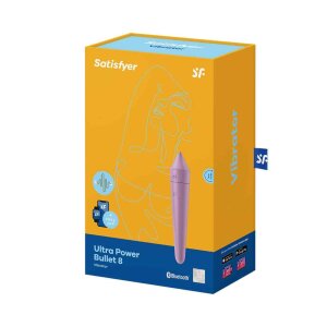 Satisfyer Ultra Power Bullet 8 Mini Vibrator Lila 14 cm