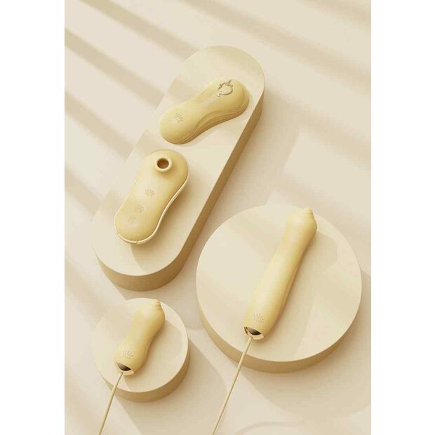 UNICORN Vibratrion & Thrusting Set - Yellow