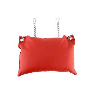Leather pillow - Red
