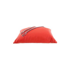 Leather pillow - Red