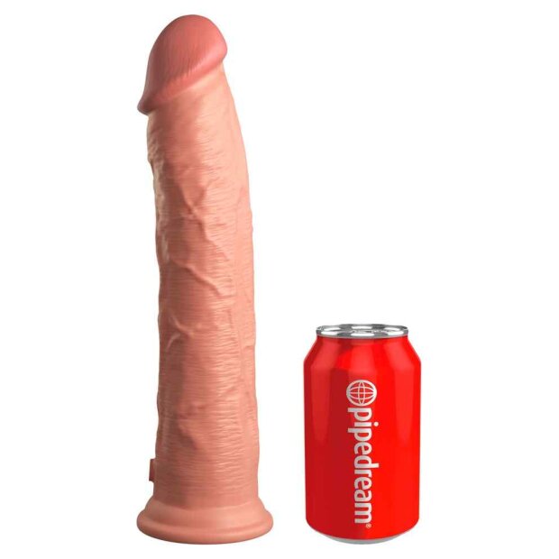 King Cock Elite Dual Density Cock Dildo Beige 29,5 cm