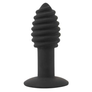 Black Velvets Twist Butt Plug Vibro-Analplug Schwarz ⌀...