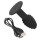Black Velvets Twist Butt Plug Vibro-Analplug Schwarz ⌀ 3,9 cm