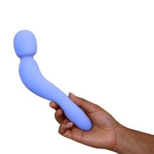 Dame Products Com Wand Massager Vibrator Blau