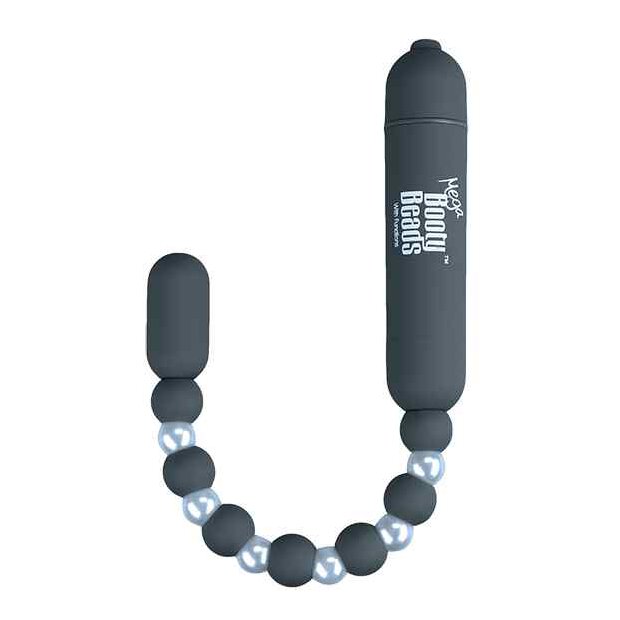 PowerBullet Mega Booty Beads with 7 Functions Grey