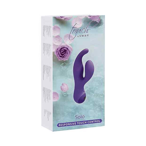 Swan Solo Rabbit Vibrator Purple