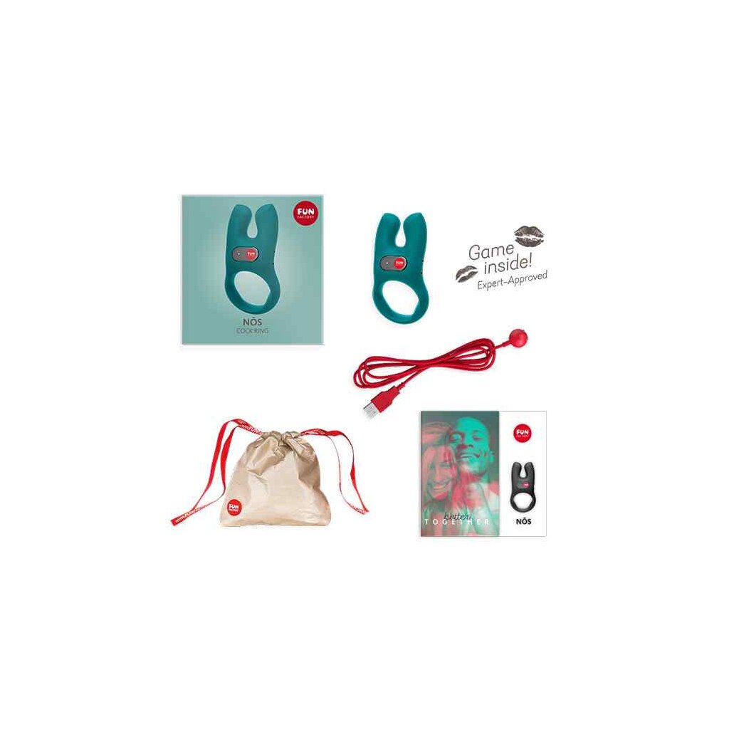 Fun Factory Nos Cock Ring Vibration Blau, 45,95