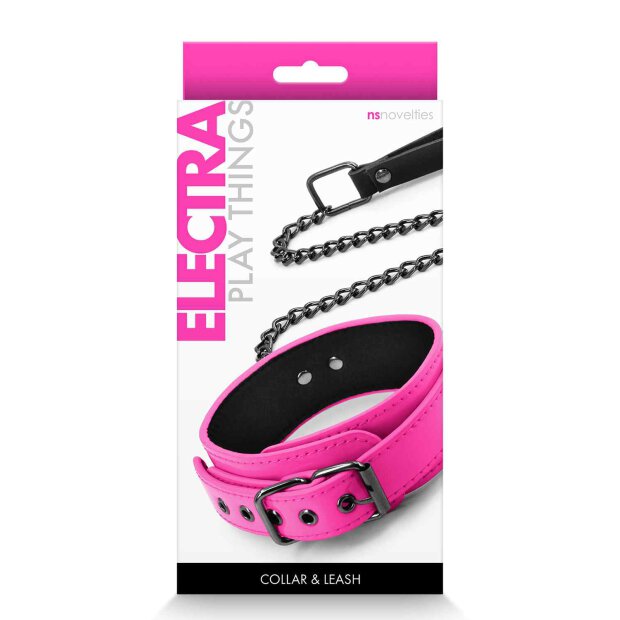 Electra Collar And Leash pink