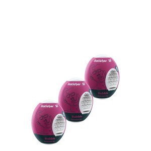 Satisfyer Taschenmuschi Egg Bubble 3er Set