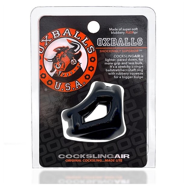 Oxballs COCKSLING AIR Ballstretcher Schwarz ⌀ 3,2 cm