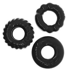 Oxballs BONEMAKER 3-PACK Cockring Kit Penisring Schwarz