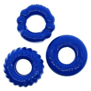 Oxballs BONEMAKER 3-PACK Cockring Blau
