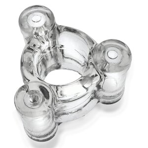 Oxballs HEAVY SQUEEZE Weighted Ballstretcher - Clear